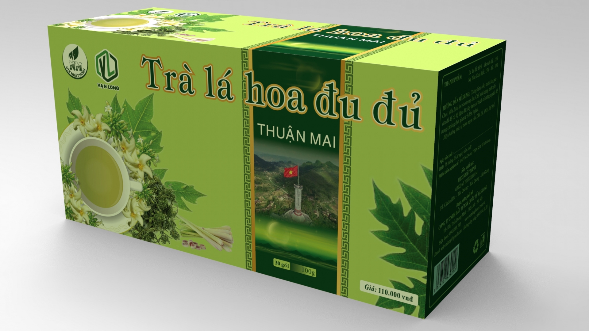 Trà Lá, Hoa đu đủ Thuận Mai