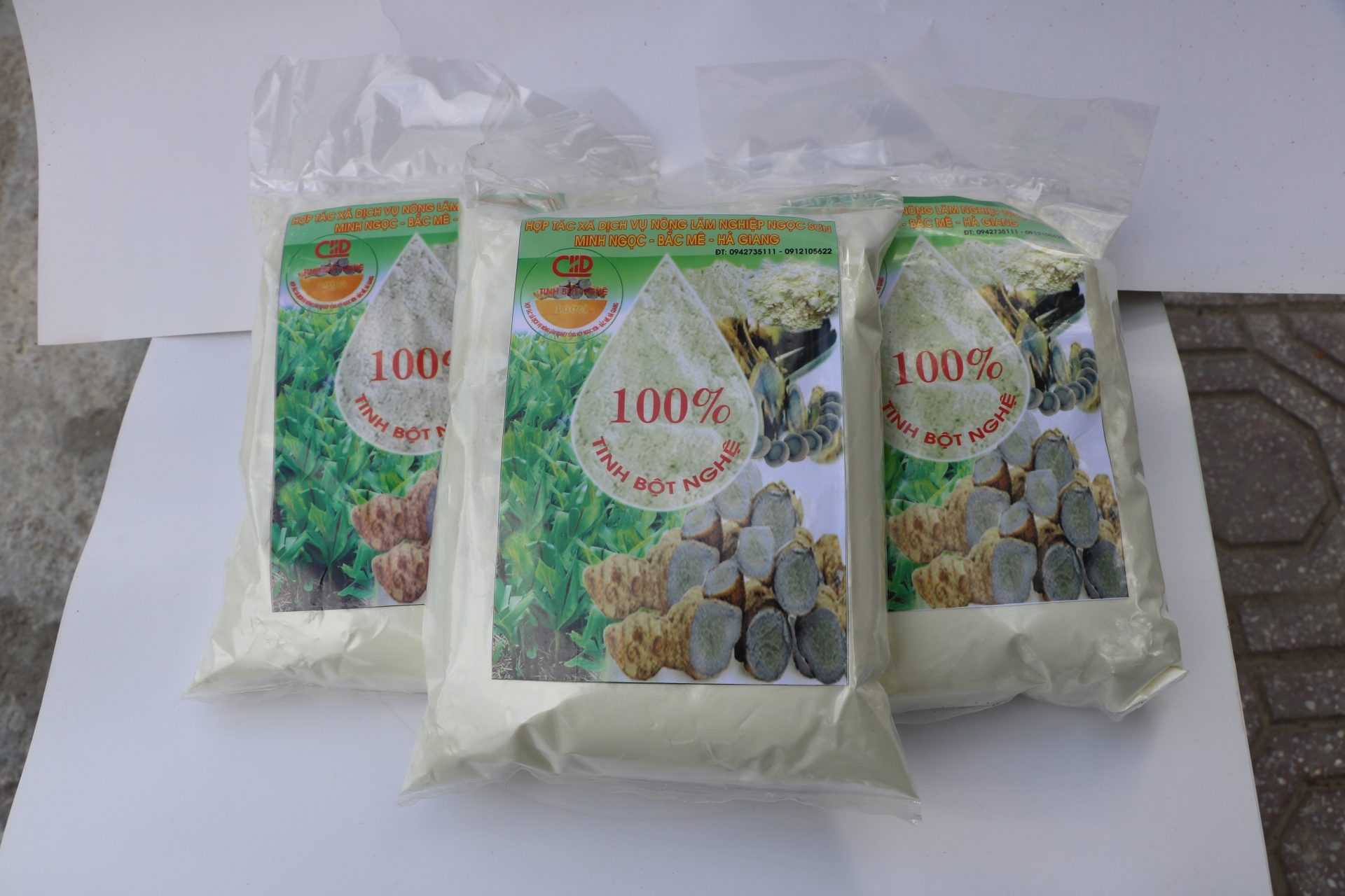 Tinh bột nghệ đen đóng túi 500 g