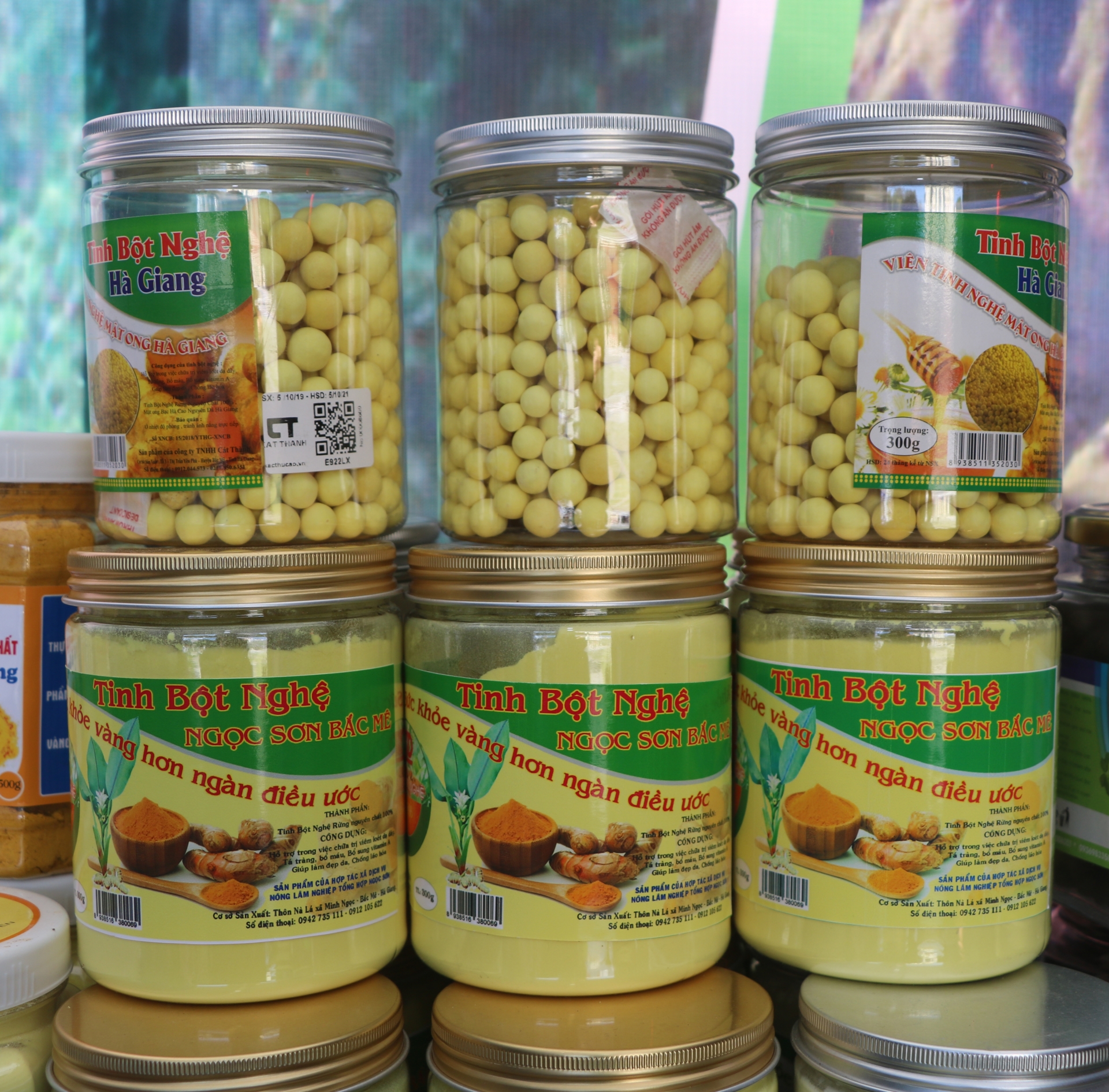 Tinh bột nghệ vàng loại đóng Hộp 300 g