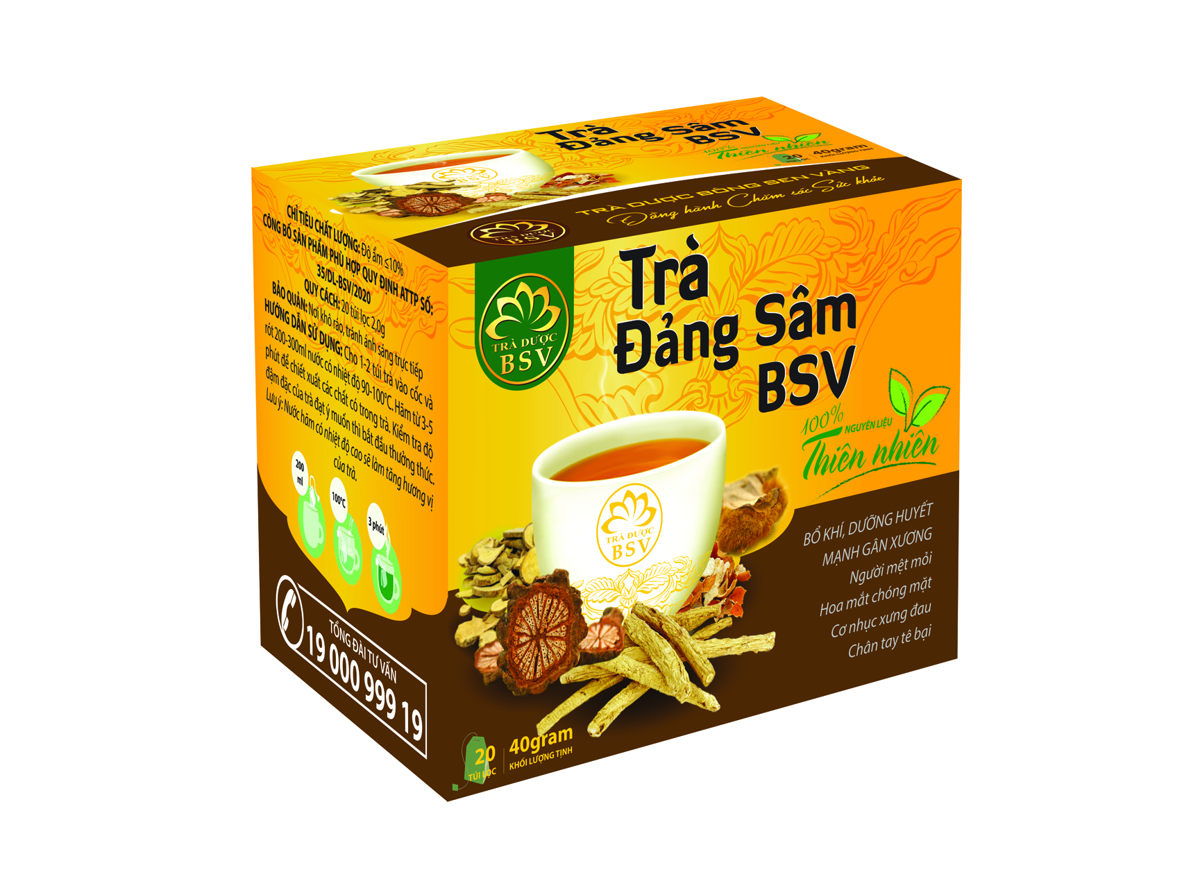 Trà đảng sâm BSV