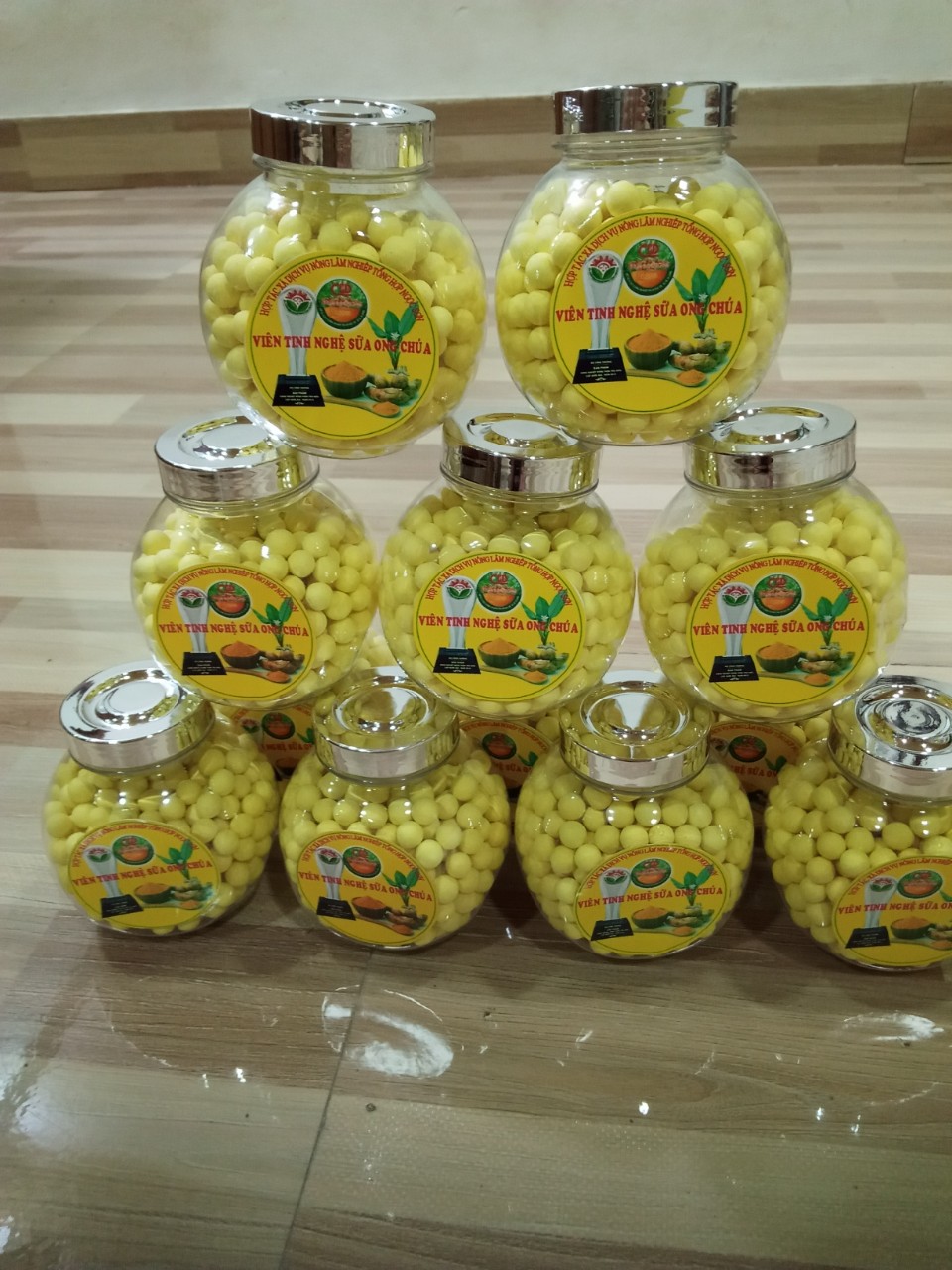 Viên tinh bột nghệ mật ong 200g
