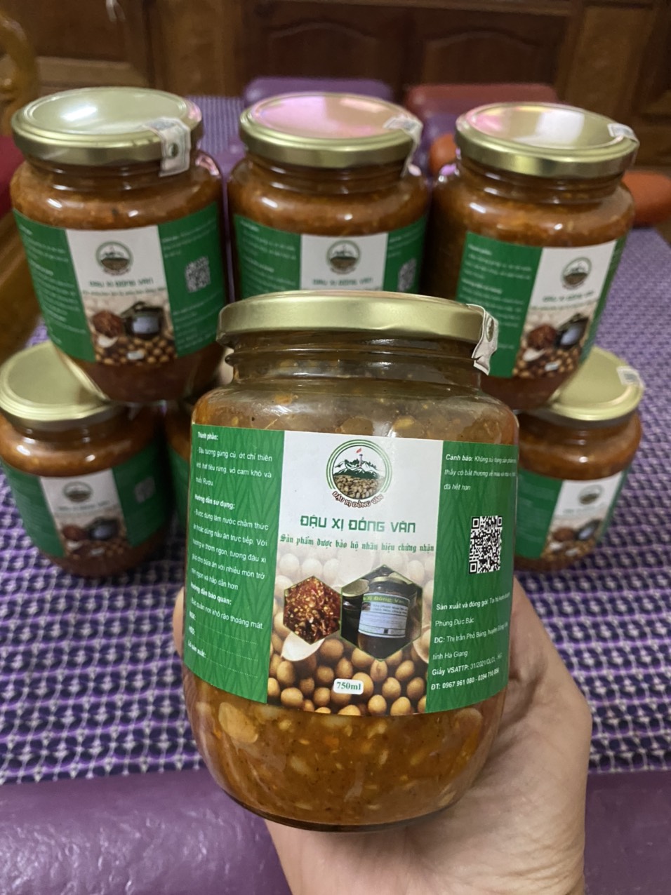 Tương đậu xị - tầu xí Đồng Văn Hà Giang 